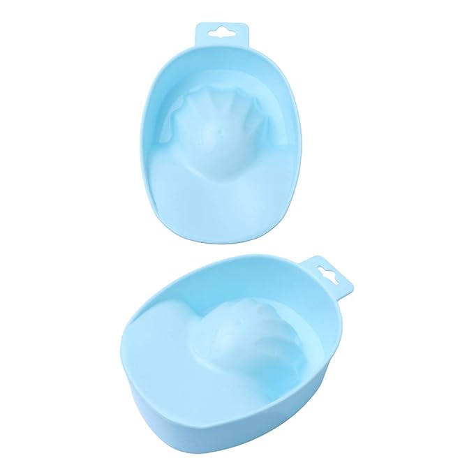 Manicure Soaking Bowls Nail Art Hand Soak Treatment Bowls Soaking Soak Bowl Blue Nail Art Polish Removal Wash Soaker Tray Manicure Spa Tools