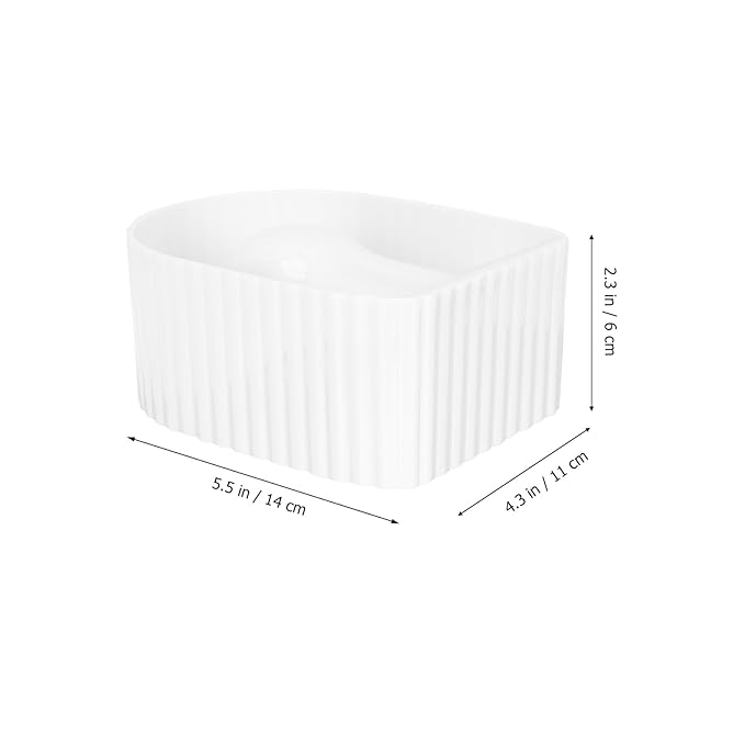 Acrylic Nail Soaking Bowl for Manicure Ergonomic Hand Rest Design for Nail Art Polish Remover and Treatment Ideal for Home and Salon Use 5.51 X 4.33 X 2.36 Inches