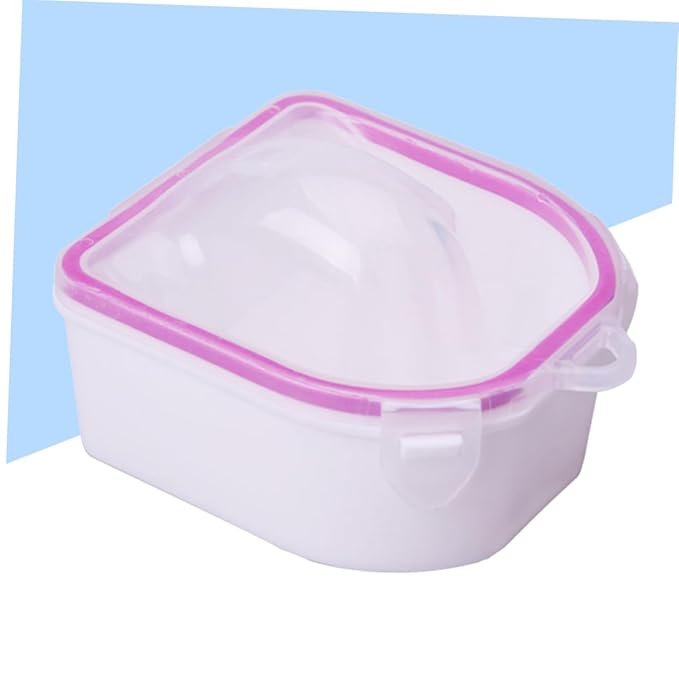 2pcs Nail Art Soak Bowl Manicure Bowls for Dip Powder Remover Nail Polish Care