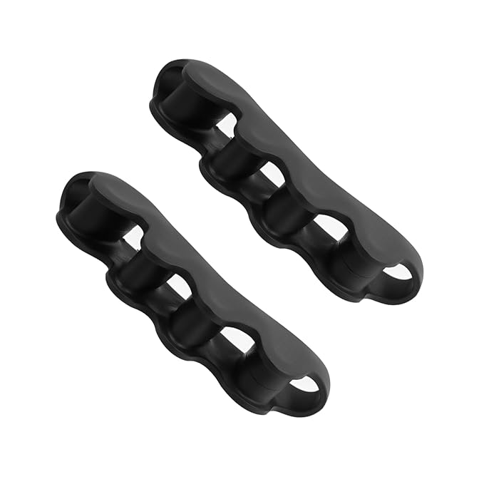Toe Spacers - 2 Pcs Bunion Corrector, Toe Separators for Men & Women, Yoga Toes for Plantar Fasciitis, Hammer Toe Straightener, Foot Pain Relief