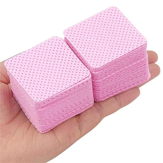 100Pcs Lint-Free Nail Wipes Gel Cleansing Tissues Nail Polish Remover Pads For Nail Art Beauty Cleaning Care Tool