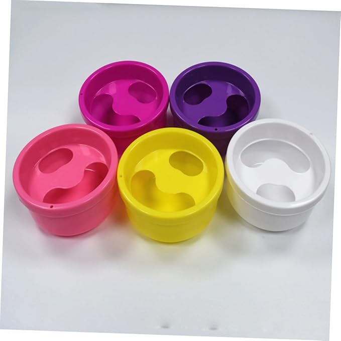 Nail Art Soak Bowl Set of 3 Sturdy Plastic Manicure Soaking Bowls for Gel Remover