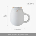 HEER Cat Ceramic Tea Mug 13.5oz - Image 3