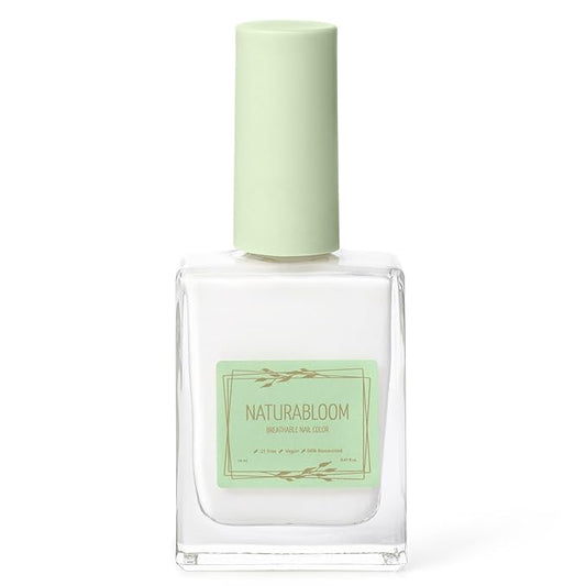 Breathable Premium Long Lasting Nail Polish (Soft Cotton) - Vegan & Toxin-Free