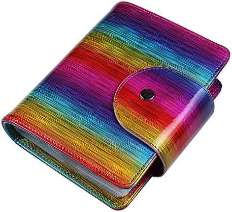 20 Slots Image Stamper Plate Collection Nail Art Stamp Plate Stamping Plates Cases Stamp Nail Template Organzier for Large Size 9.5X14.5CM Nail Art Plates (Rainbow)