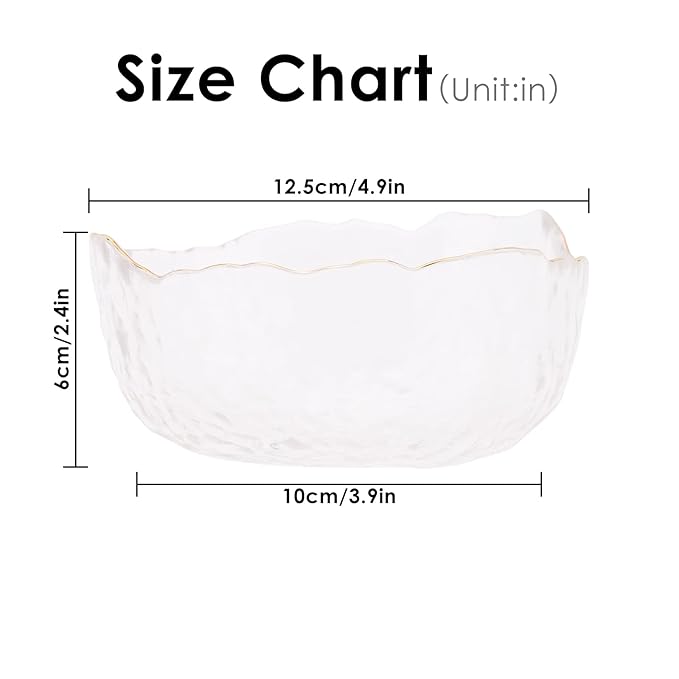 SOONHUA Nail Art Manicure Care Soak Bowl Tray, Hand Soaking Bowl for Nail Treatment Polish Removal (Transparent)