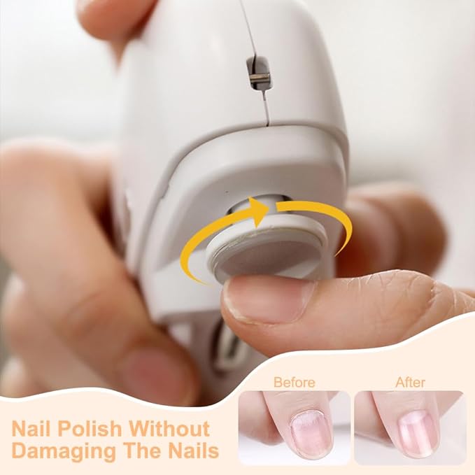 Electric Nail Clipper,Toenail Clippers for Seniors,2026 2 in 1 Automatic Nail Trimmer with Polishing,Fingernail Clipper for Men Women Kids Baby Adults (Pink)
