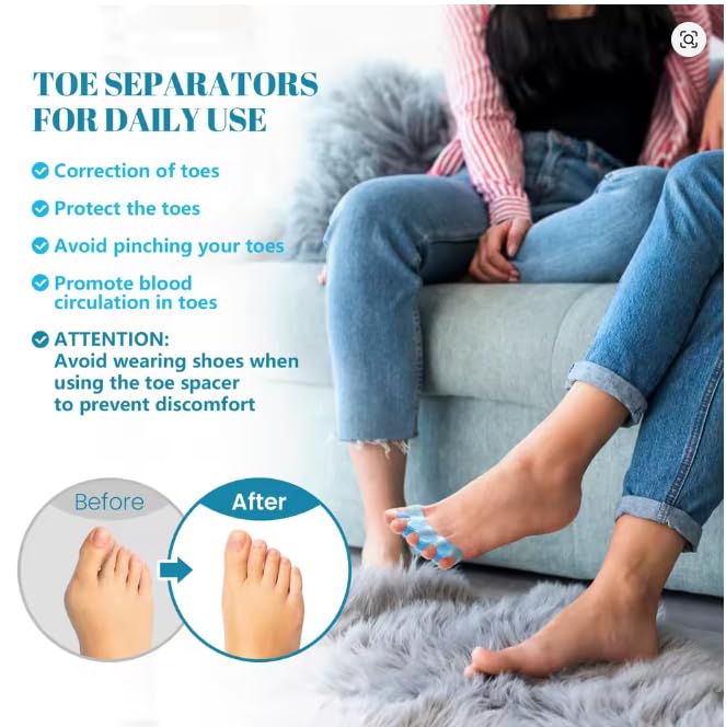 Silicone Toe Separator - 1 Pair
