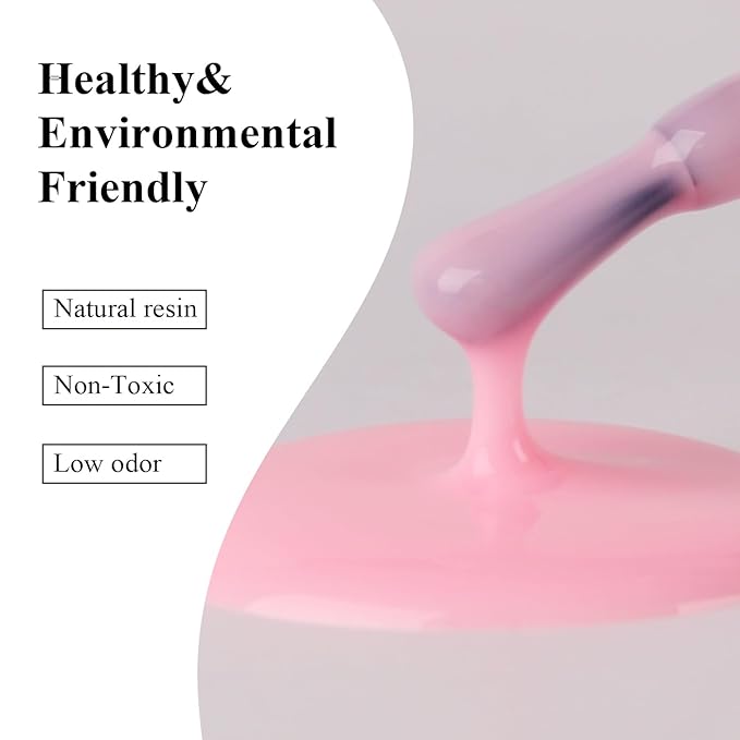 Imtiti Rubber Base Gel Polish, 15ML Nude Pink Color Base Gel For Nails Builder Gel Sheer Jelly Strengthener For Starters DIY Nail Art Soak Off UV LED
