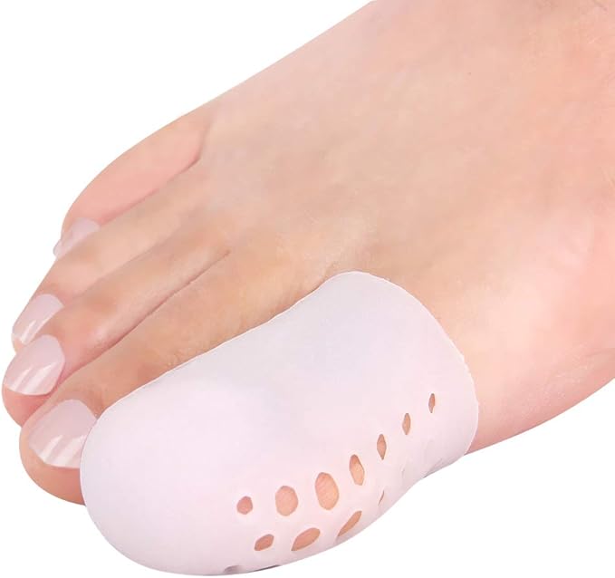 Big Toe Protectors, 10 Packs of Breathable Big Toe Caps, Silicone Toe Covers for Big Toe, Calluses, Blisters, Hammer Toe, Provide Pain Relief from Missing, Reduce Friction.