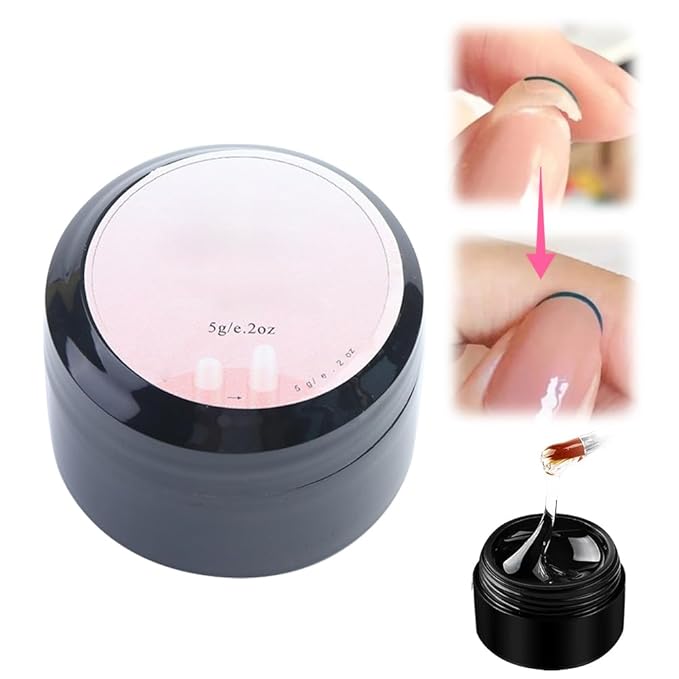 Nail Repair Protection Gel, 2025 Upgraded Nail Repair Gel for Damaged Nails, Instant Cracked Nail Repair Kit for Split Natural Nails, Easy Quick Fix Strengthening Treatment Cuticle Care (1 Pcs)