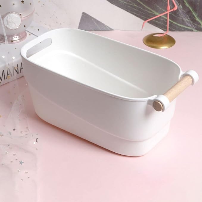 FRCOLOR Nail Soaking Bowl for Manicure Hand Soaking Bowl Nails Soak Container Plastic Hand Care Soak Bowl for Home DIY and Professional Nail Art Salon