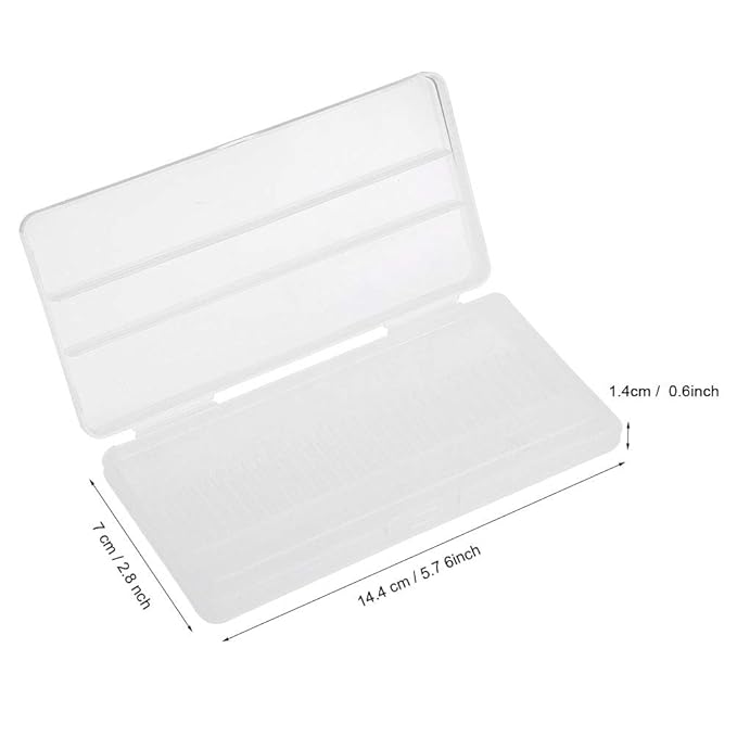 ZJchao Nail Drill Bits Container, 30 Holes Empty Nail Grinding Organizer Case Nail Art Polishing Storage Box Manicure Drill Bits Container Holder Display Case Manicure Tool for Home Nail Salon Use
