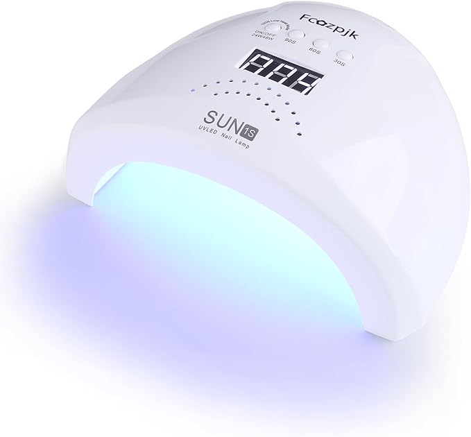 UV LED Nail Lamp, 48W Nail Dryer for Gel Polish with 30 Beads 4 Timers Smart Sensor Fast Curing Home Manicure Professional Salon Nails Art Tools Supplies