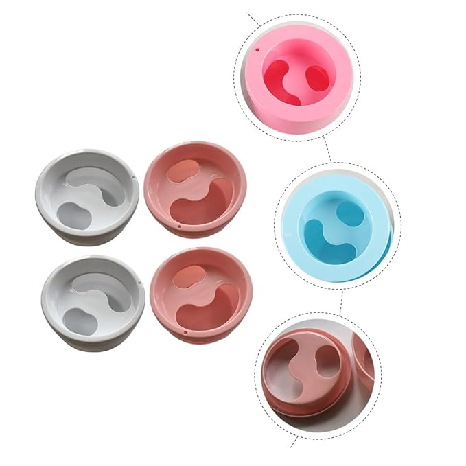 Mikinona Abs Plastic Nail Soaking Bowl Nail Art Supplies Manicure Bowl Random Color