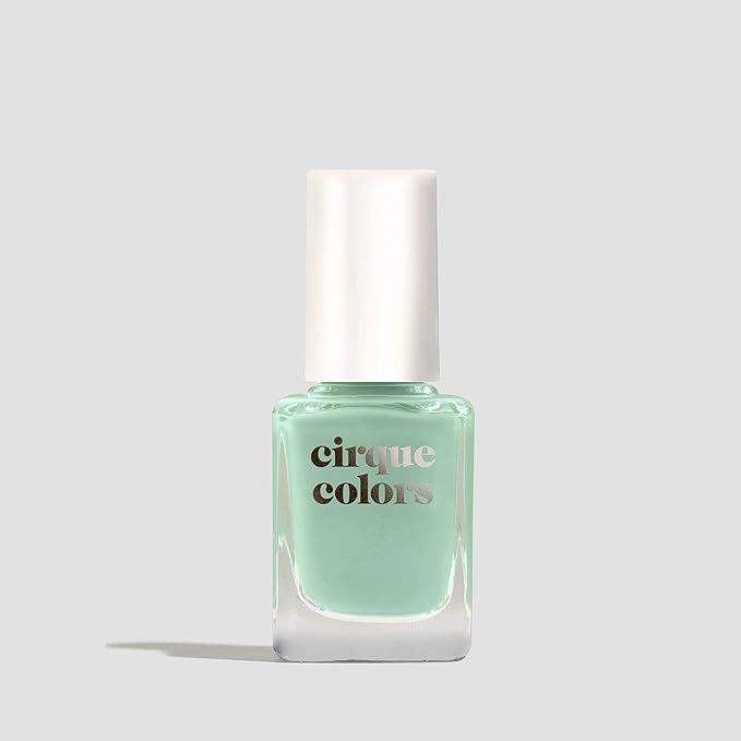 Cirque Colors Sheer Seafoam Green Jelly Nail Polish Jade Jelly - 0.37 Fl Oz (11 mL) - Vegan & Cruelty-Free