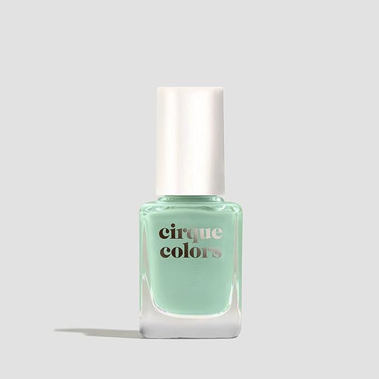 Cirque Colors Sheer Seafoam Green Jelly Nail Polish Jade Jelly - 0.37 Fl Oz (11 mL) - Vegan & Cruelty-Free