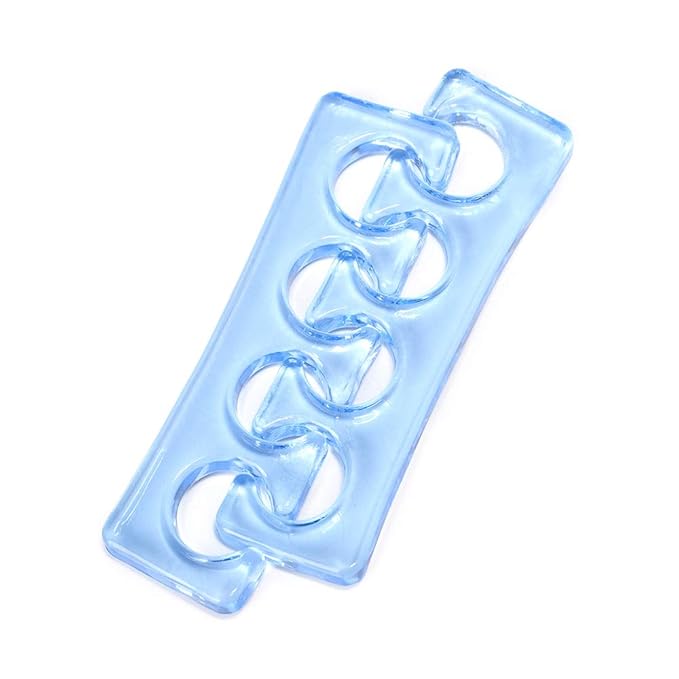 KADS 2pcs/pair Silicone Toe Separator Nail Art Manicure Finger Feet Care Braces Supports Nails DIY Tools