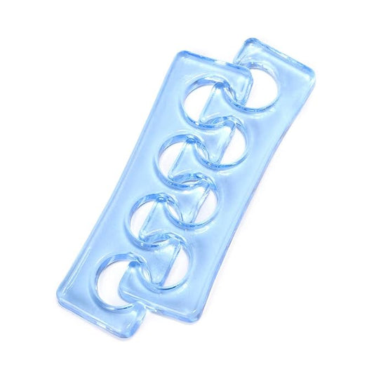 KADS 2pcs/pair Silicone Toe Separator Nail Art Manicure Finger Feet Care Braces Supports Nails DIY Tools