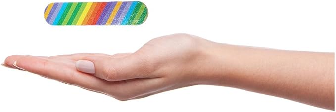 (1 Dozen) Pack of 3 Colorful Girly Mini Emery Board Nail Files
