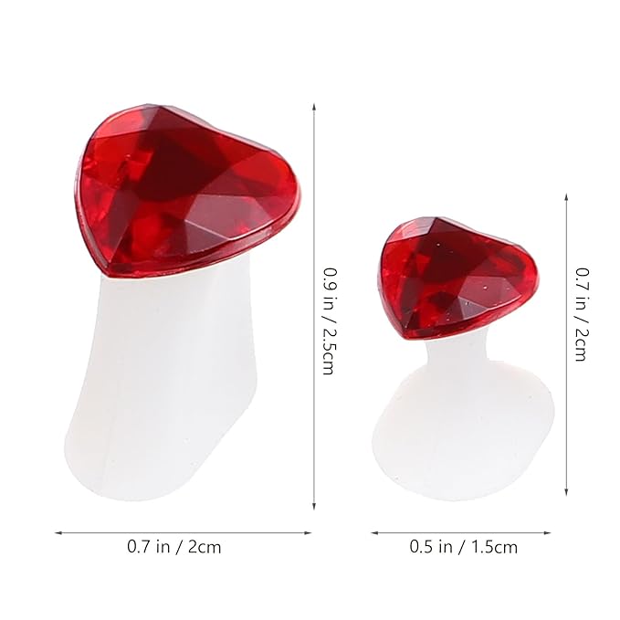 24Pcs Silicone Toe Separators for Pedicure Nail Art Toe Dividers with Daisy and Droplet Rhinestone Design Reusable Spacers for Home and Salon Use