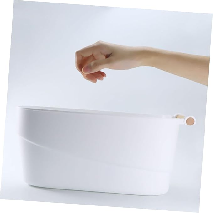Full Hand Soak Bowl Manicure Spa Bowl Nail Soak Container Non-breakable Plastic Wooden Hand Rest