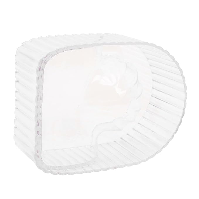 2 PCS Nail Soak Bowl, Manicure Bowl for Nail Art Polish Removal, Wash Soaker Tray with Integrated Design, Ergonomic Design for Manicurists, Suitable for Nail Shops (Transparent)