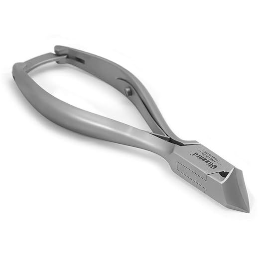 Nail Clippers for Men with Thick or Ingrown Toenails – Blizzard Podiatrist Toenail Clipper Set German Forged – 5.5 inch Heavy Duty Nail Cutter – Moon Head Smooth Handles - Hospital Grade