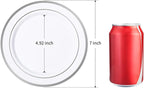 BESTSTAR 100PCS White Disposable Plastic Plates white plastic plates | - Image 2