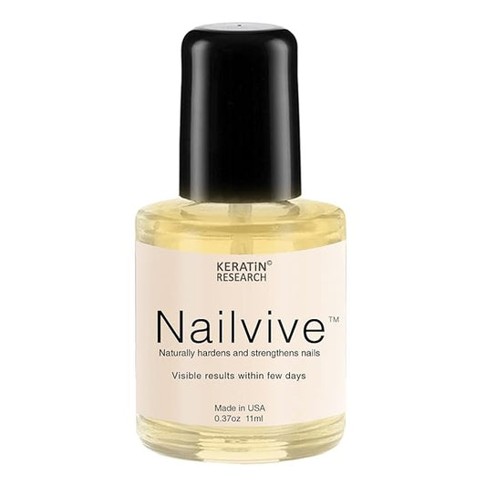 NAILVIVE Nail Serum Powerful Magic-like Silk Proteins Proven Natural Formula Strengthening Hardening nails Instantly Prevents Splits Chips Peels Cracks on Your Nails (BOTTLE APPLICATOR)