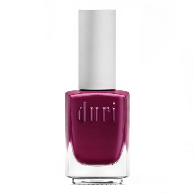 duri Nail Polish, 741 Serendipity, Attractive Maroon Red, Full Coverage, Shiny Finish, Quick Drying, Lasting, Easy to Apply, 0.45 Fl Oz