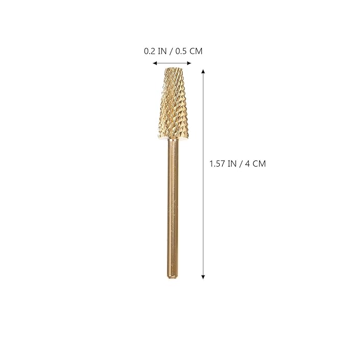 minkissy 3Pcs Nail Drill Bits Set Nail Polishing Grinding Heads Manicure Tools for Dead Skin Removal and Shaping Lightweight Durable