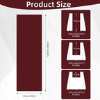 Burgundy Cheesecloth Table Runner 120 Inches - Image 8