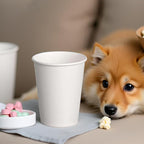 Disposable Paper Cups, 7 oz White Paper Cups 200 Count in Package Hot/Cold - Image 2