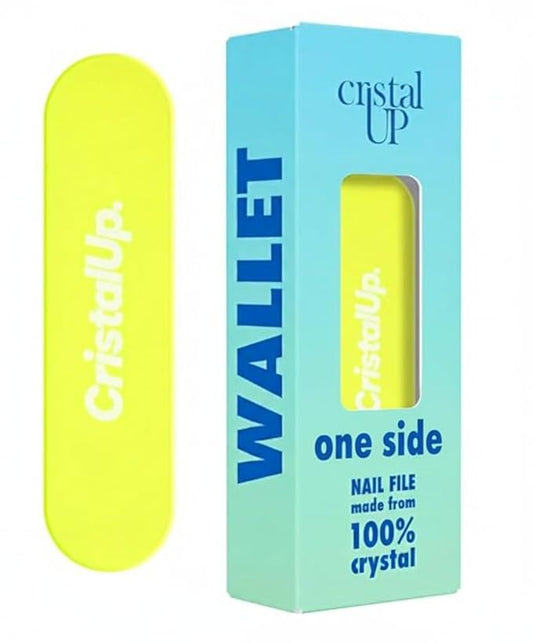 Crystal Nail File 1.6 in, Mini Glass File Ideal for Wallet, Durable, Gentle on Nails, Perfect for Travel, Home, Office and On the Go, Compact for Quick Touch Ups