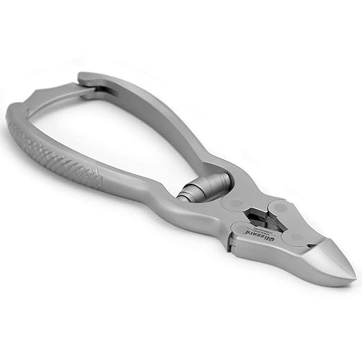 Toenail Clippers by Blizzard – Medical Grade Double Action Toe Nail Nipper Cutter for Thick Nails Seniors – 4.75 inch German Tool Barrel Spring
