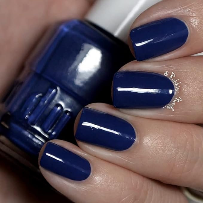 duri 690 Blue Cake Nail Polish, Navy Blue Color, Glossy Finish | Full Coverage | Lasting, 0.45 Fl Oz