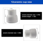 #12 Ceramic White TIG Welding Cup - Image 3