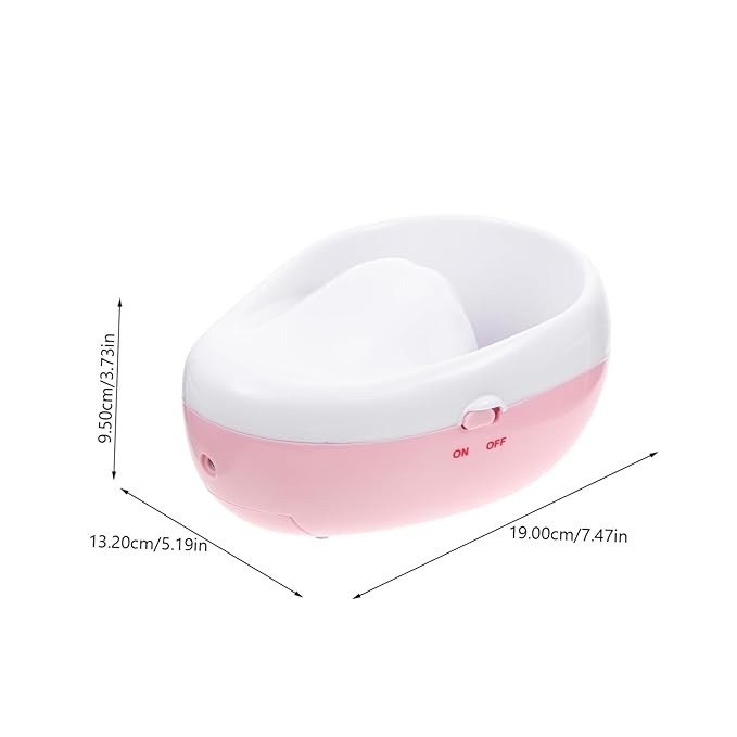 FRCOLOR Nail Art Gel Remover Soak Bowl for Manicure Care Electric Tool for Quick Nail Polish Removal Portable Design for Home Salon