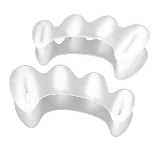 Correct Toes – Bunion Corrector, Toe Separator & Toe Spacers for Men and Women, Unisex, Clear, Large