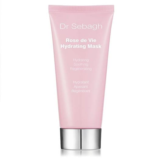 Dr Sebagh Rose de Vie Hydrating Face Mask (3.38 fl oz) - Collagen-Rich Moisturizing and Hydrating Mask for Face - Skin Care Face Mask for Dewy, Glowing Skin