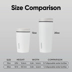 Owala SmoothSip Slider Insulated Stainless Steel Coffee Tumbler, Reusable Iced - Image 5