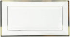 Efavormart 10 Pack Clear Rectangular Plastic Serving Trays - Image 7