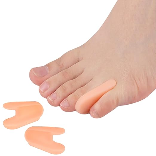 10 Pcs Pinky Toe Separator, Little Toe Straightener Gel Toe Spacers for Men Women Walking, Running, Overlapping, Bunion Corrector and Bunion Relief
