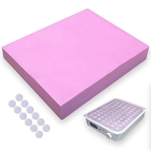 200 Sheets Nail Dust Collector Filter Paper with 12 Pcs Velcro Disposable Nail Dust Filters for Most of Nail Dust collector Machine Nail Tech Nail Supplies Accessories for Nail Salon&Home