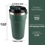 SPLMIFA Travel Coffee Mugs Leak-Proof, Reusable Coffee Cups - Image 4