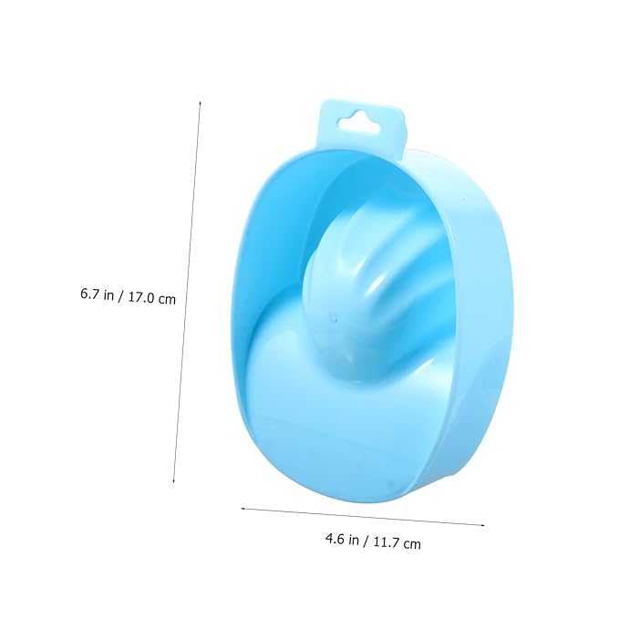 MERRYHAPY 2pcs Nail Soak Bowls for Manicure Spa Hand Soaking Trays for Nail Art and Cuticle Softening for Home Use and Professional Salons