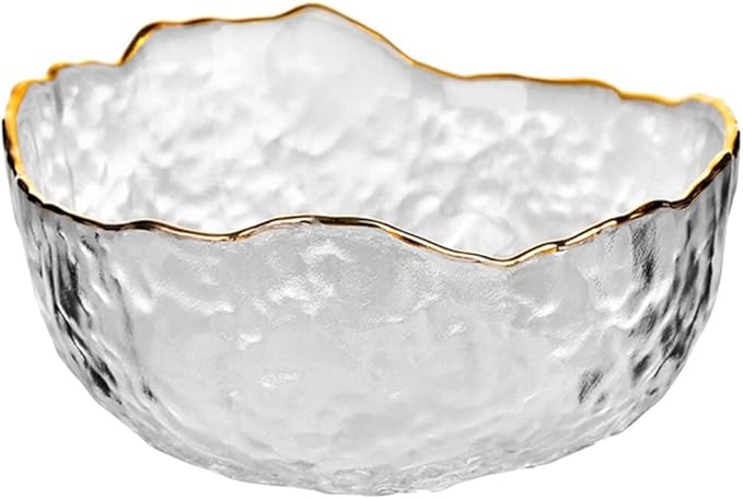 Pedicure Bowl 1Pcs Glass Nail Soaking Bowl Nail Art Remover Soak Soaker Manicure Soaking Bowl Nail Salon Bath Bowl for Fingernail Toenail Caring Polish Removal Manicure Bowl