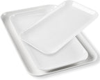 DELLING Serving Platter Set 18/16/14 Inch, Large White Porcelain Serving Trays by Delling-HappyFoodieCreator