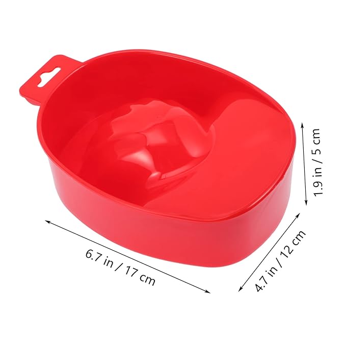 Housoutil Manicure Bowls for Soaking Bulk 8pcs Nail Art Bowls Warm Water Compatibility